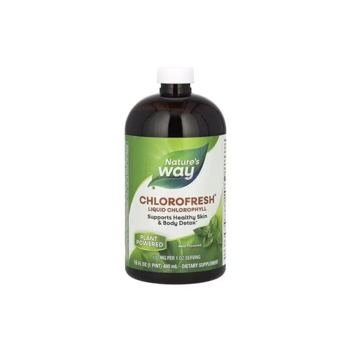 VmHA1cTmr4geWVeNvxuOkOeAhhNhl3sP7rp3lMe6 Nature's Way Chlorofresh Liquid Chlorophyll Support Healthy Skin And Body Detox - Image 1