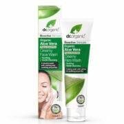 Dr organic aloe vera creamy face wash