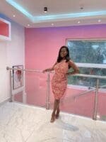 Plt leopard print satin one shoulder ruched bodycon dress - Image 6