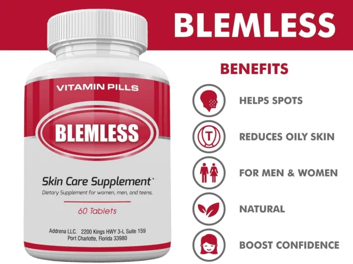 Blemless skin care supplement 30tablet - Image 4