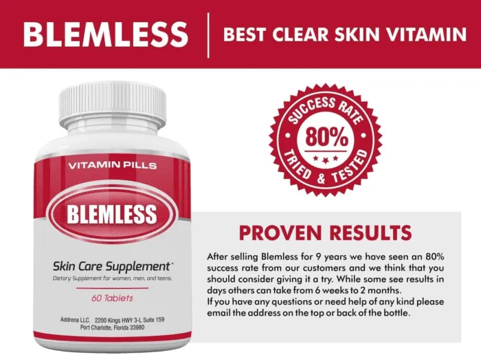 Blemless skin care supplement 30tablet - Image 5