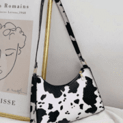 White croc embossed chain