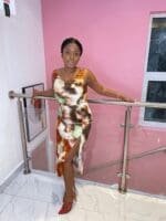 River island brown tie dye cowl neck midi slip dress - Image 4