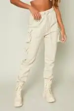 3 pocket cargo jogger stone - Image 5