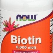 NOW Biotin 5,000 mcg - 120 VCaps