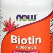 NOW Biotin 5,000 mcg - 120 VCaps