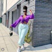 Plus+ Light Pink Denim Joggers