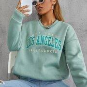 Shein Drop Shoulder Letter Graphic Pullover