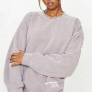 Isawitfirst Stone Crew Neck Sweatshirt