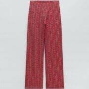 Zara TEXTURED TROUSERS