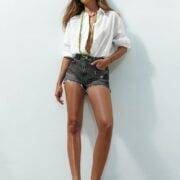 Zara ZW THE CUT OFF SHORTS