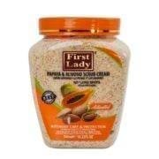 First Lady Papaya and Almond Clarifying Scrub Cream for Face and Body