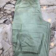 ASOS DESIGN oversized joggers with cargo pockets in pastel green