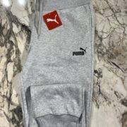 Pu Essentials joggers in grey