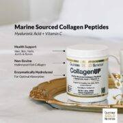 California CollagenUP, Hydrolyzed Marine Collagen Peptides with Hyaluronic Acid and Vitamin C, Unflavored, 7.26
oz 206 g
