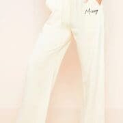 Karin Cream Missy Empire Casual Joggers