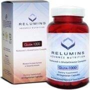 Relumins Advance Nutrition Gluta 1000 - Reduced L-Glutathione Complex - 2x More Effective Than Jarrow at Raising Serum Glutathione