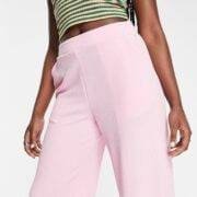 Vero Moda high waisted trouser in pink
