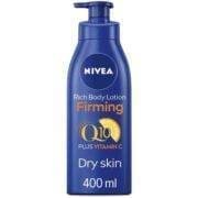 NIVEA Q10 Firming Rich Body Lotion with Vitamin C, NIVEA Moisturiser for Firmer Skin with Q10 and Vitamin C, NIVEA Body Lotion for Dry Skin, 400 ml