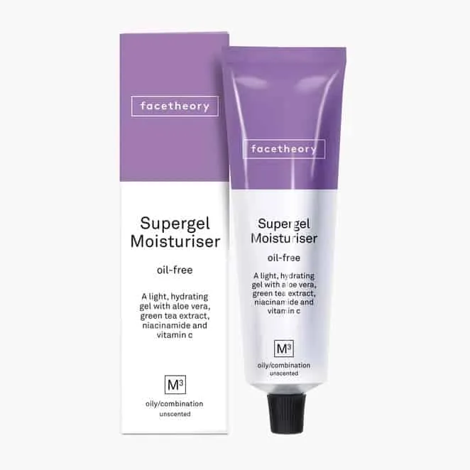 Face theory Supergel Oil-free Moisturiser M3 for Oily and Acne-Prone Skin - Image 1