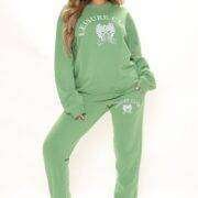 Fashionova New Members Club Jogger Set - Green
