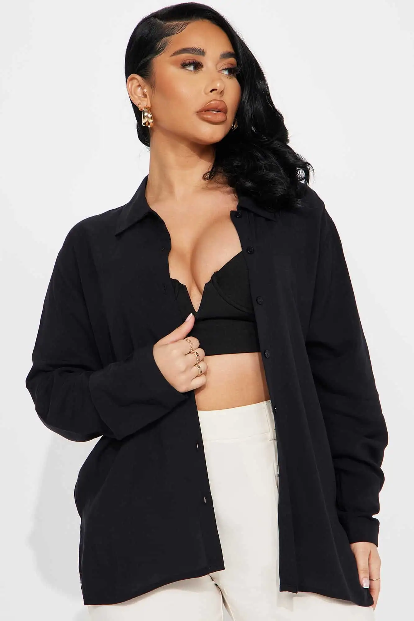 Vivien Shirt in Black - Image 1