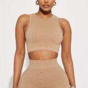 High Definition Crop Set in Mocha