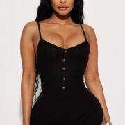 sammie romper in black