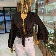 Boohoo peplum blouse