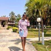 Zara STRIPED KNIT DRESS