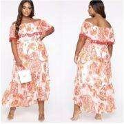 Fashionova floral maxi dress
