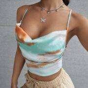 SHEIN criss cross top