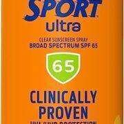 banana boat sport ultra sunscreen spf 65 clear spray