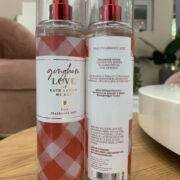 Bath and body works gingham love