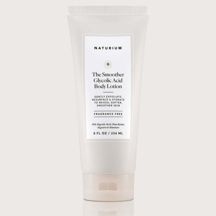 NATR Smoother glycolic body lotion front