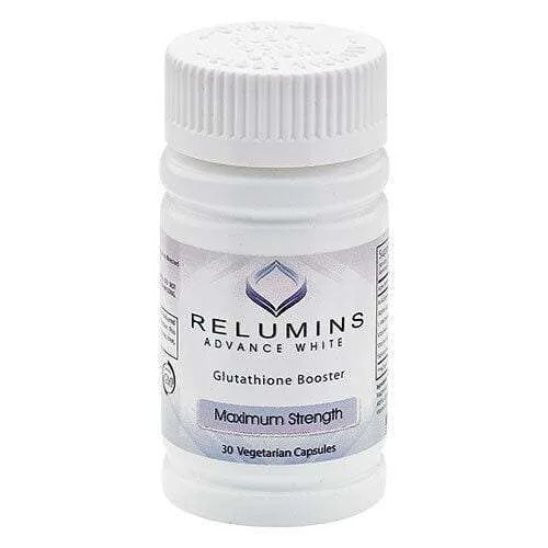 glutathione relumins advance white 1650mg L-Glutathione Complex with Hyaluronic, Alpha Lipoic, Rose HIPS, Vitamin E & Riboflavin  Antioxidant Support, Perfect for Achieving a New Year, New You Glow, Made in USA  90 Relumins Advance Glutathione Skin Whitening