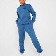 Luxe To Kill Blue premium thick waistband jogger