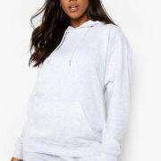 Luxe To Kill Grey heather drawstring hoodie