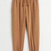Luxe To Kill Beige seam front joggers