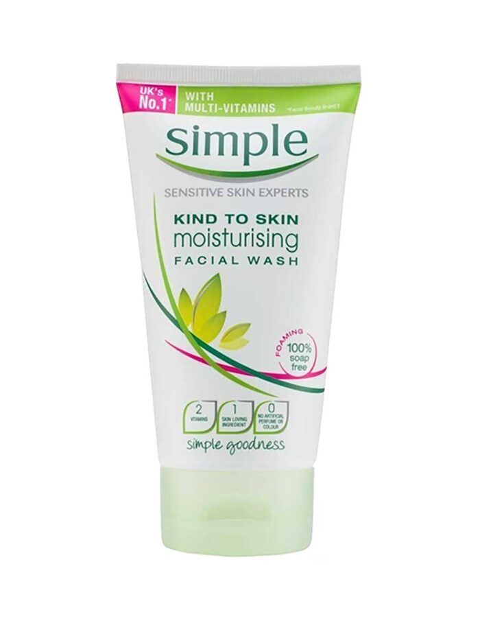 kind to skin moisturizing facial wash