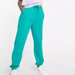 ASOS DESIGN Organic Blend Basic Joggers In Jade