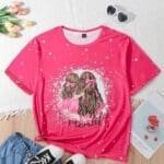 SHEIN Unity Figure Graphic Tee