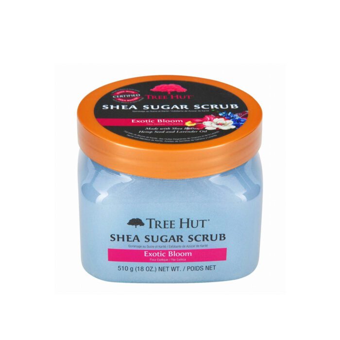 tree hut exotic bloom shea sugar scrub 510g