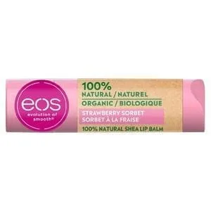EOS 100% Natural Strawberry Sorbet Organic Lip Balm
