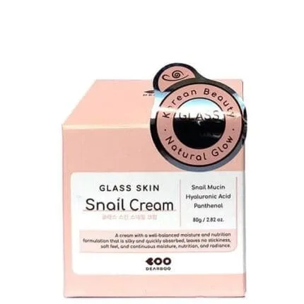 DEARBOO -Glass Skin Snail Mucin Cream 80g
