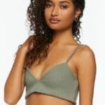 ZARA Green Bikini Tops