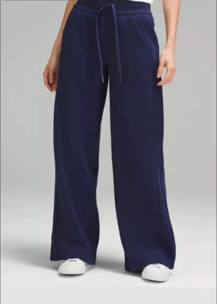 Drawstring Wide Leg Pants