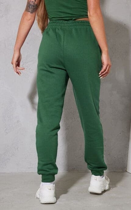 Prettylittlething Casual Joggers Forest Green
