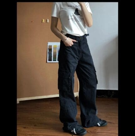 Street Classic High Waist Wide Jeans