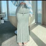Korean Stretch Knit Mermaid Skirt – Premium Fit